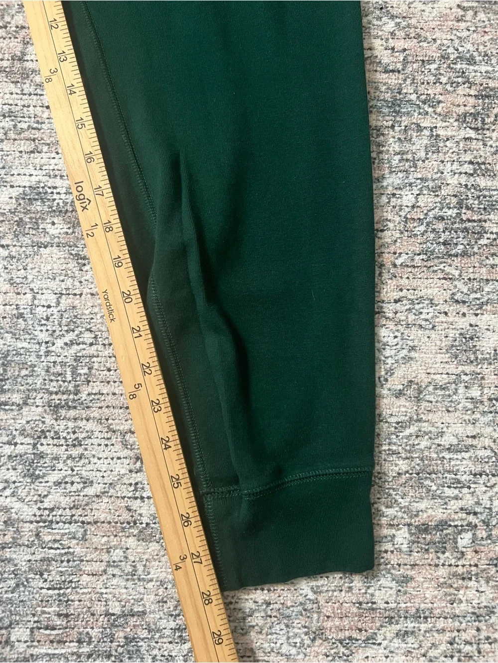 J.Crew Heritage Brushed Rib Knit Jogger Pants Men’s L Tall Green 100% Cotton